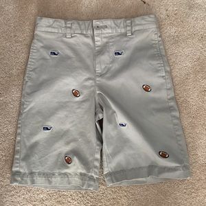 Boys vineyard vines shorts. Whales and football. Great condition.